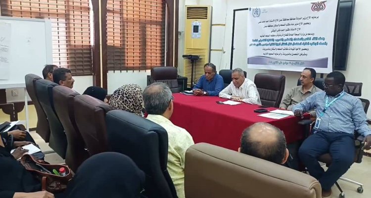 مكتب الصحة بالعاصمة عدن يعقد اجتماعا لمناقشة ترتيبات الجولة الثانية للتحصين ضد شلل الأطفال