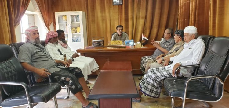 مدير عام مديرية القطن يلتقي قيادة أنتقالي المديرية