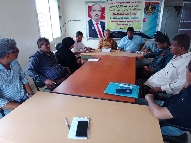 انتقالي زنجبار ينظم ورشة عمل حول الحلول الفعالة لمكافحة المخدرات والحد من انتشار السلاح