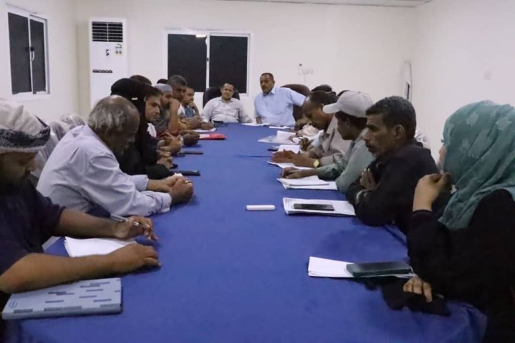 فريق التوجيه والرقابة الرئاسي والحالمي  يلتقي بالمفوضية الجنوبية المستقلة لمكافحة الفساد في لحج