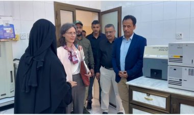 السفيرة الفرنسية تبحث مع وزارة الزراعة والثروة السمكية في عدن تعزيز التعاون والدعم التنموي للقطاعين الزراعي والسمكي