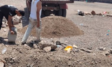 أبناء حالمين يرممون مقر وساحة نادي اتحاد الوديان الرياضي بلحج