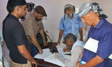 للأسبوع الرابع تواصل هيئة الأراضي بأبين استقبال ملفات المواطنين في مخططات العلم