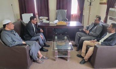 مدير عام مديرية تريم يلتقي برئيس محكمة تريم الابتدائية