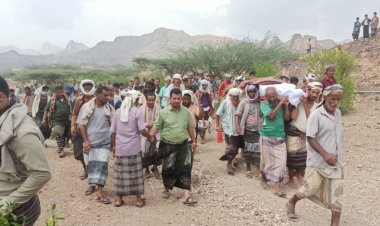 تشييع مهيب لجثمان الشيخ سعد حسن طاهر بلحج