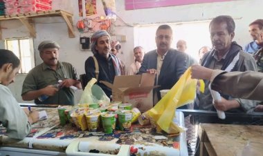 الكويلي وبن فريد ينفذان حملة ميدانية رقابية على أسواق مدينة الصعيد