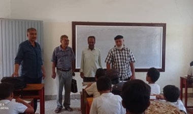 مكتب تربية خنفر يتفقد مدرستي الحكمة بنين وعمار بن ياسر