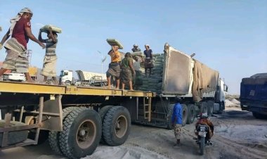 استمرار العمل الميداني لضبط الحمولات الزائدة في ميناء المعلا بعدن