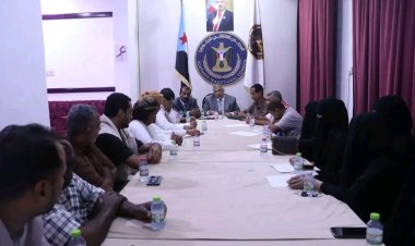 فريق التوجيه والرقابة الرئاسي يلتقي أعضاء الجمعية الوطنية ومجلس المستشارين بمديرية الغيضة