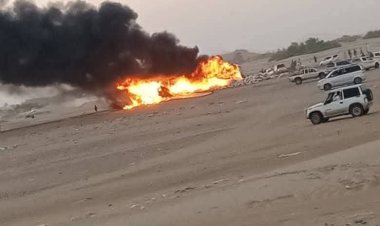 عاجل: تصادم قاتل بين مقطورة وقود وحافلة ركاب بين مأرب اليمنية وحضرموت