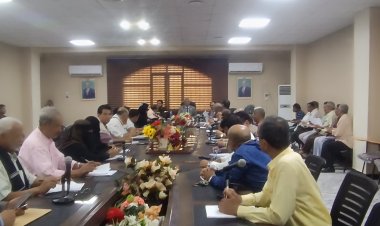 تنفيذي لحج يناقش مستوى الأداء العام للمكاتب التنفيذية بالمحافظة