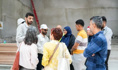 مدير صيرة والسفيرة الفرنسية يطلّعان على سير أعمال ترميم سينما أروى التاريخية في كريتر