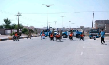 انطلاق مسابقة الكراسي المتحركة بالمهرة