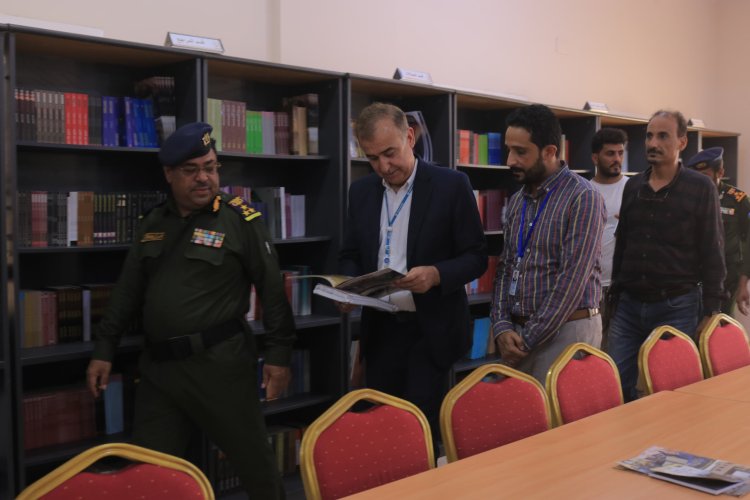 مدير كلية الشرطة حضرموت يلتقي وفد المفوضية السامية لحقوق الإنسان ويبحث معه سُبل التعاون المشترك