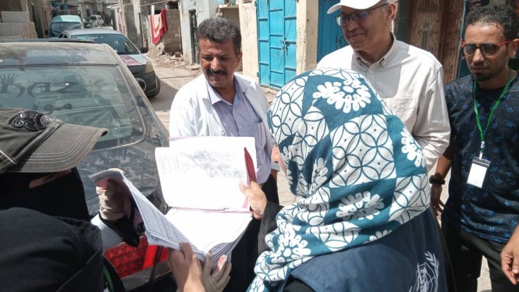 منظمة الصحة العالمية تتابع ميدانيًا حملة التحصين ضد شلل الأطفال في مديرية التواهي