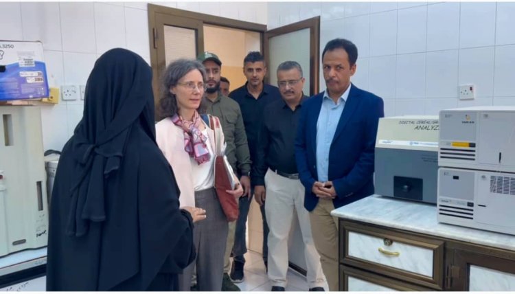 السفيرة الفرنسية تبحث مع وزارة الزراعة والثروة السمكية في عدن تعزيز التعاون والدعم التنموي للقطاعين الزراعي والسمكي