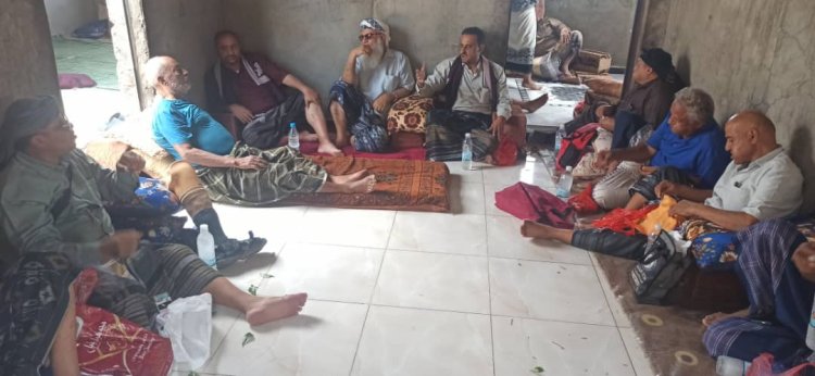 وفد من كلية القوى الجوية يواسي العميد ماطر حيدرة في استشهاد نجله بالبطل نصر بجبهة المخا