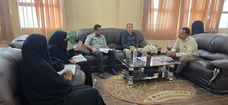 كلية العلوم الإدارية عدن تناقش ترتيب عقد ورش الجودة والاعتماد الأكاديمي لبرامج البكالوريوس بقسم الادارة الصحية