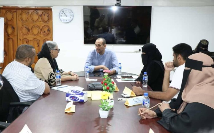 لقاء بحثي بين مؤسسة مياه عدن واليونيسف لتعزيز مشاريع المياه والصرف الصحي
