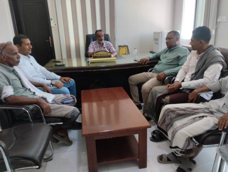 مدير عام بروم ميفع يعقد اجتماعا بمديري الصحة والاشغال بالمديرية لمناقشة عدد من القضايا