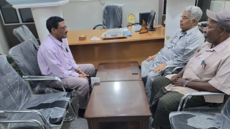 مدير عام تريم يبحث مع مؤسسة بن كردوس القابضة استكمال تشغيل المخبز الآلي لخدمة أهالي المديرية