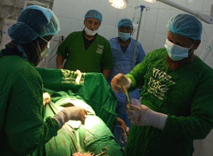 أحور.. نجاح العملية القيصرية الثانية والعشرون في مستشفى المديرية