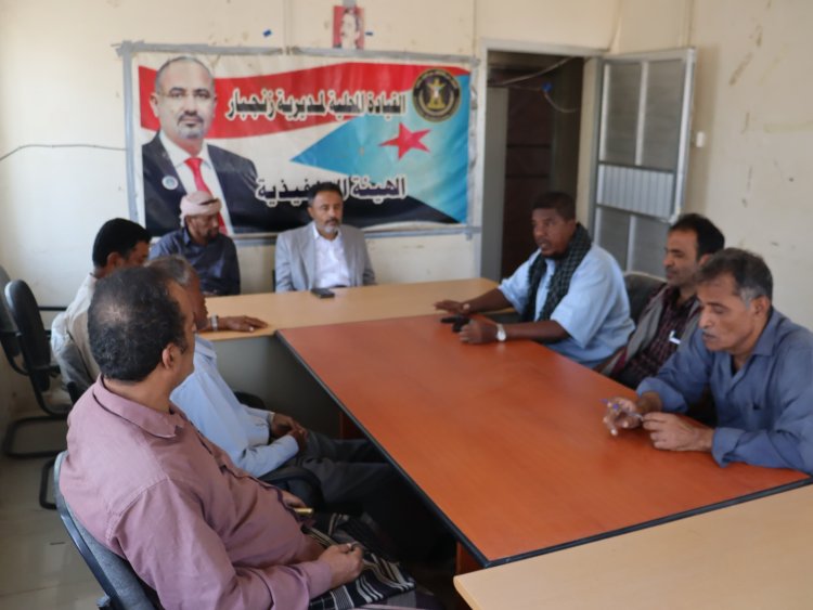 رئيس تنفيذية انتقالي أبين يطلع على أداء  الهيئة التنفيذية بزنجبار