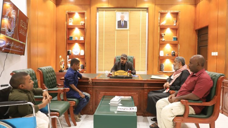 محافظ حضرموت يلتقي قيادة جمعية النهضة ويؤكد الاهتمام بشريحة ذوي الهمم ودراسة إنشاء مبنى لخدمة المناطق النائية