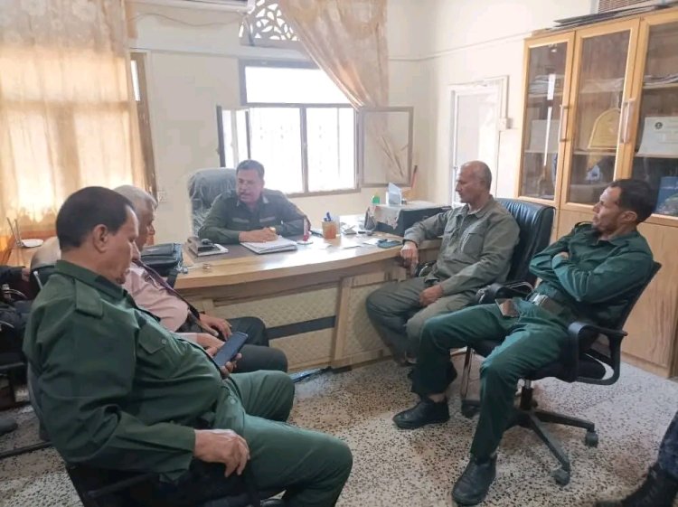 لجنة الإشراف العام تتابع تنفيذ البرنامج الأمني المكثف في أقسام شرطة عدن