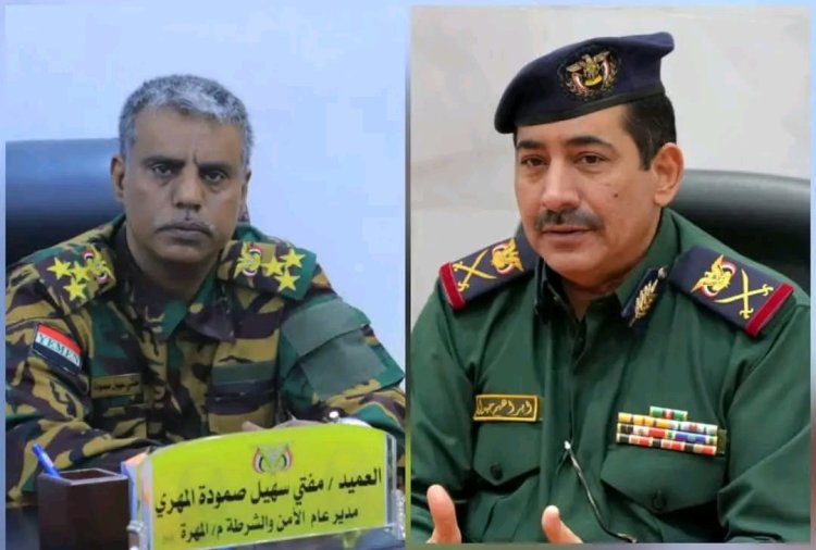 وزير الداخلية يطّلع على سير عملية مداهمة أوكار عصابات المخدرات في المهرة