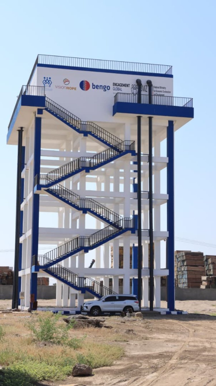 تشغيل خزان مياه دار سعد بسعة 500 متر مكعب بتمويل ألماني عبر منظمة رؤيا أمل