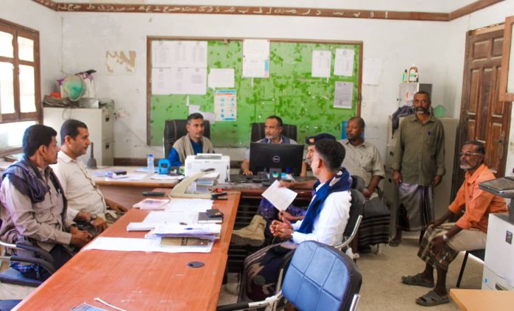 مدير عام بروم ميفع يتفقد سير الدراسة في مجمع الفاروق بغيضة البهيش