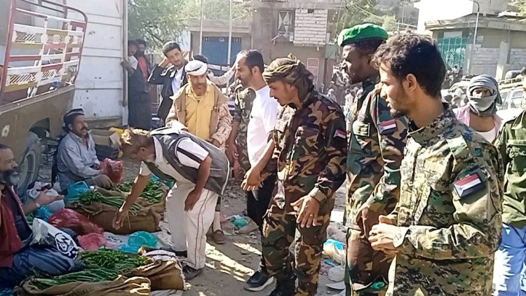 الحزام الأمني بسرار يافع ينفذ حملة رقابية ميدانية لضبط الأسعار