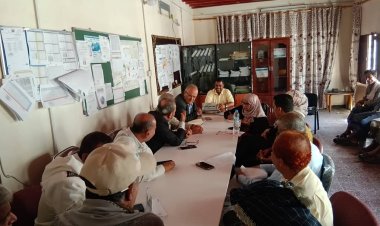 وفد من المركز الوطني للتثقيف والإعلام الصحي بوزارة الصحة يناقش بأبين برنامج التوعية الاستباقية ضد مرض الكوليرا