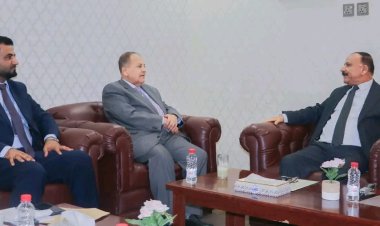 وزير النقل يستقبل رئيس هيئة الشؤون الخارجية والمغتربين في المجلس الانتقالي الجنوبي ونائبه