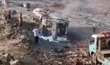 ادارة امن أبين تعزي أسر ضحايا حادث إحتراق شاحنة النقل الجماعي بالعرقوب وتوضح الإجراءات الأمنية المتخذة