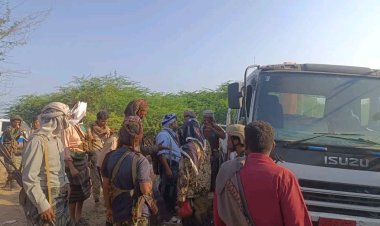 عقب ساعات من اختطافها.. قوات أمن أبين يستعيد سيارة تابعة لمشروع سد حسان