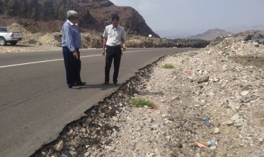 بتوجيهات وزير الأشغال… دراسة عاجلة لمعالجة المنعطفات الخطرة في طريق العرقوب بأبين