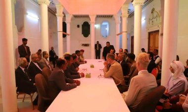 لقاء برئاسة محافظ حضرموت يبحث في سيئون مع وفود الاتحاد الأوروبي وبرنامج الأمم المتحدة الإنمائي واليونيسكو تعزيز التعاون المشترك