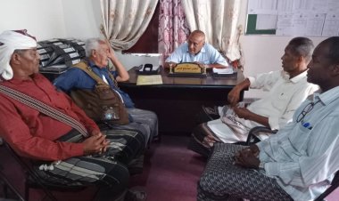 الراعي يبحث مع رئيس نادي خنفر الاستعداد لدوري الدرجة الثانية