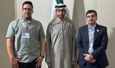 نائب وزير المياه والبيئة ووكيل عدن يبحثان مع مساعد وزير الخارجية الإماراتي دعم مشاريع الطاقة المتجددة