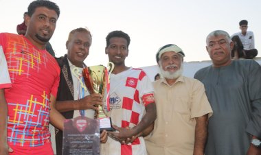 الحسيني بالغيل يتوج بطلاً لبطولة الذكرى الثانية والستين تأسيسه وجاره العاصفة وصيفاً