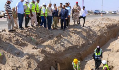 باخبيرة والسعيدي وناجي يطلعون على سير العمل في مشروع الخط الاستراتيجي للصرف الصحي بدار سعد