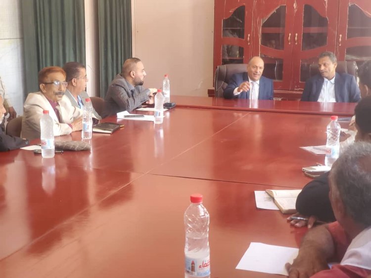 زيارة نائب وزير الصناعة والتجارة إلى أبين تبحث فرص تطوير القطاعين الصناعي والاستثماري بالمحافظة