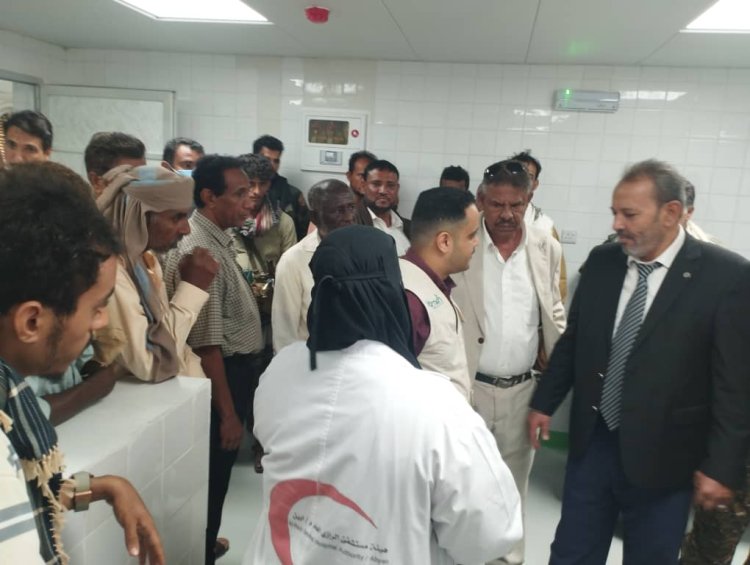 انتقالي خنفر يشارك في تدشين عمل الأشعة المقطعية بمستشفى الرازي العام بأبين