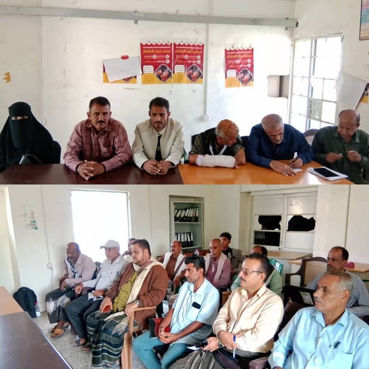 مكتب الصحة بأبين يعقد اجتماع تحضيري لتنفيذ الحملة الرابعة للنشاط الإيصالي التكاملي