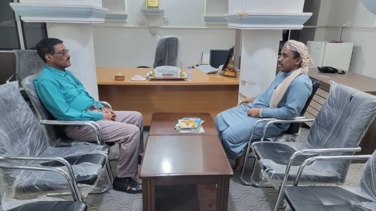 مدير عام تريم يلتقي قائد قوات خفر السواحل لمناقشة سبل التعاون وتعزيز جهود الإنقاذ