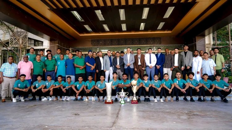 المحافظ لملس يستقبل فريق وحدة عدن المتوّج ببطولة دوري عدن الممتاز ويؤكد دعمه لاستمرار النشاط الرياضي