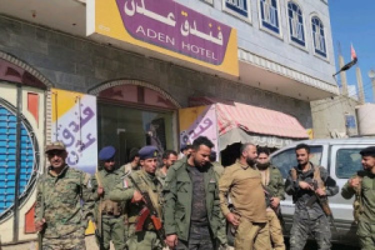 العميد القبه يتفقد موقع الإعتداء على فندق عدن بالضالع ويتوعد بملاحقة المعتدين