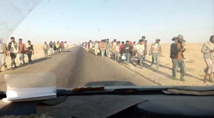 وسط غياب الرقابة.. عوده تدفّق للمهاجرين الأفارقة على شواطئ شبوة